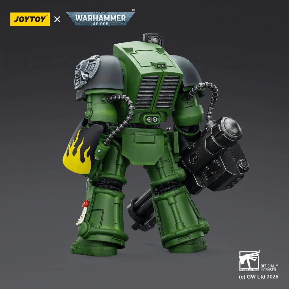 Warhammer 40,000 Action Figure Salamanders Terminator 3 with Power Fist and Assault Cannon 14 cm - Joy Toy Action Figures