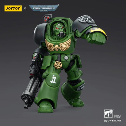 Warhammer 40,000 Action Figure Salamanders Terminator 3 with Power Fist and Assault Cannon 14 cm - Joy Toy Action Figures