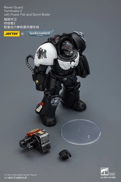 Warhammer 40,000 Action Figure Raven Guard Terminator 2 with Power Fist and Storm Bolter 14 cm - Joy Toy Action Figures