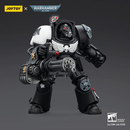 Warhammer 40,000 Action Figure Raven Guard Terminator 3 with Power Fist and Assault Cannon 14 cm - Joy Toy Action Figures