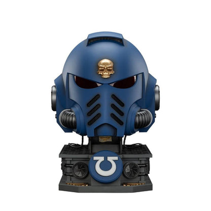 Warhammer 40,000 Captain MkX Helmet & Display Stand Ultramarines 44 cm - Joy Toy Replicas