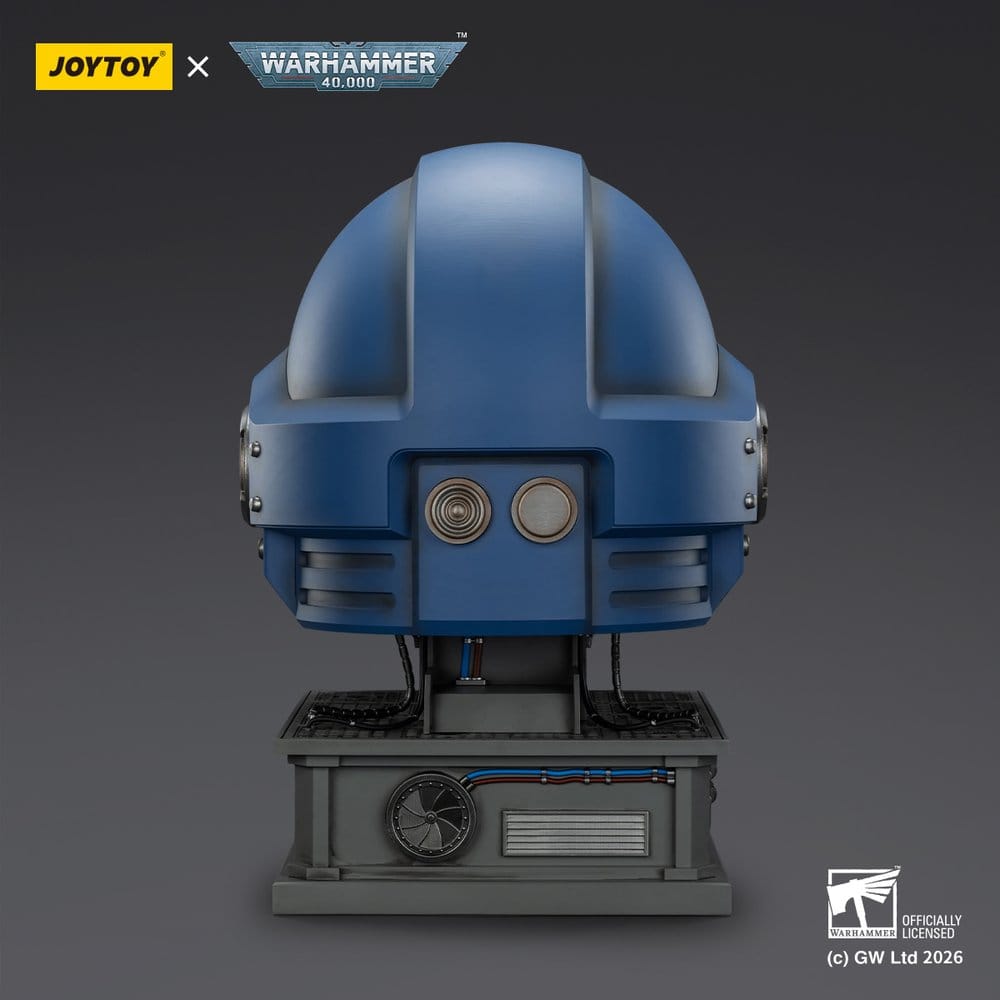 Warhammer 40,000 Captain MkX Helmet & Display Stand Ultramarines 44 cm - Joy Toy Replicas
