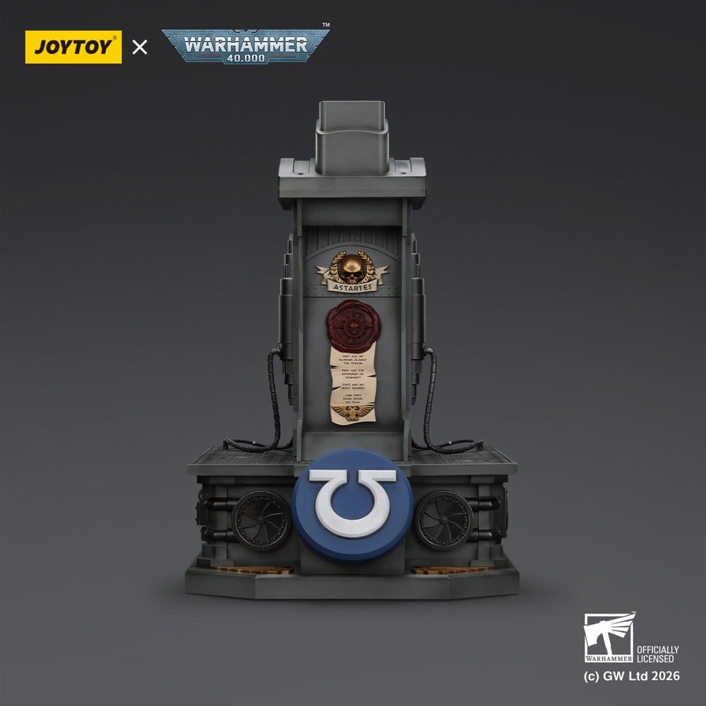 Warhammer 40,000 Captain MkX Helmet & Display Stand Ultramarines 44 cm - Joy Toy Replicas