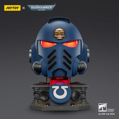 Warhammer 40,000 Captain MkX Helmet & Display Stand Ultramarines 44 cm - Joy Toy Replicas