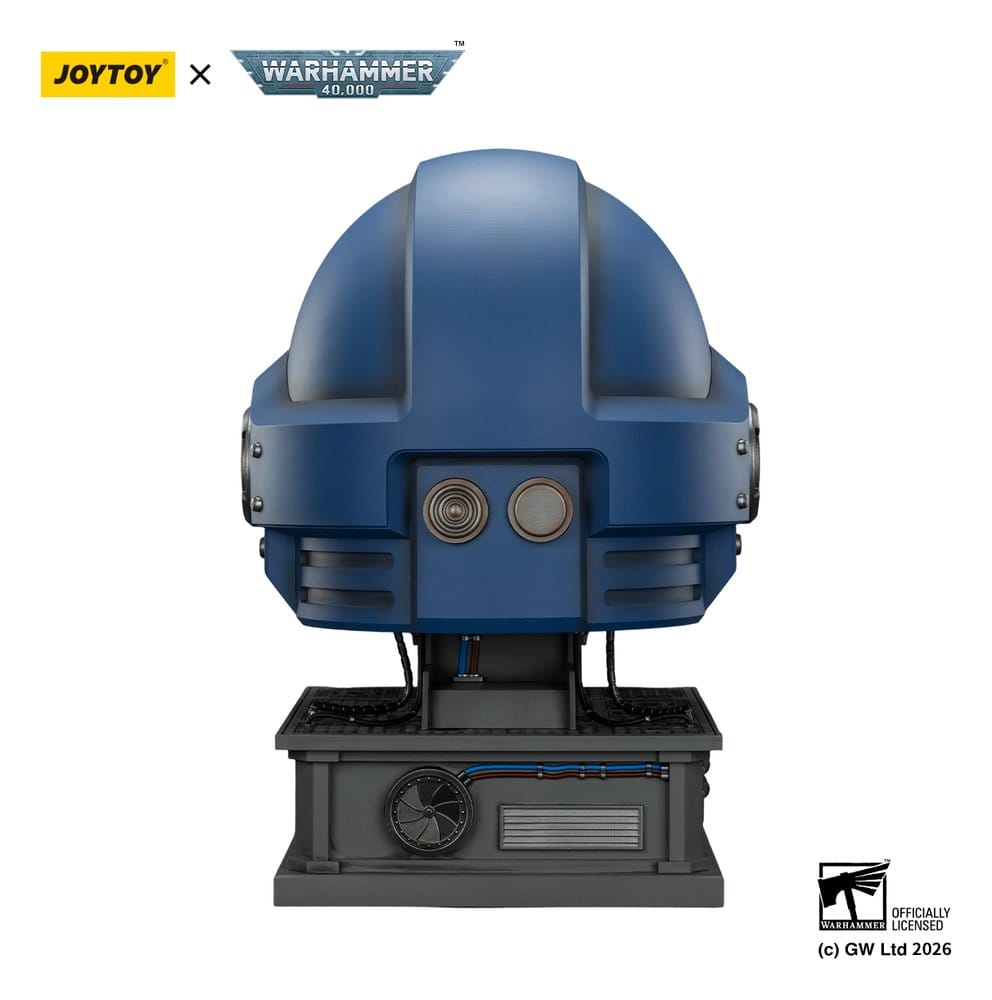 Warhammer 40,000 Captain MkX Helmet & Display Stand Ultramarines 44 cm - Joy Toy Replicas