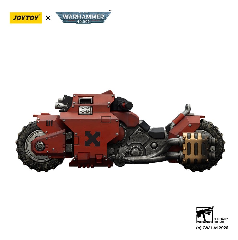 Warhammer 40,000 Raider-pattern Combat Bike Blood Angels with twin-linked bolt rifles 22 cm - Joy Toy Action Figures