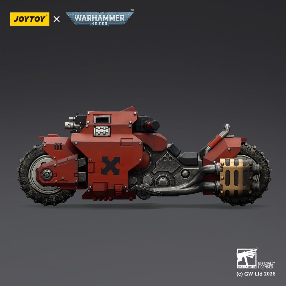Warhammer 40,000 Raider-pattern Combat Bike Blood Angels with twin-linked bolt rifles 22 cm - Joy Toy Action Figures