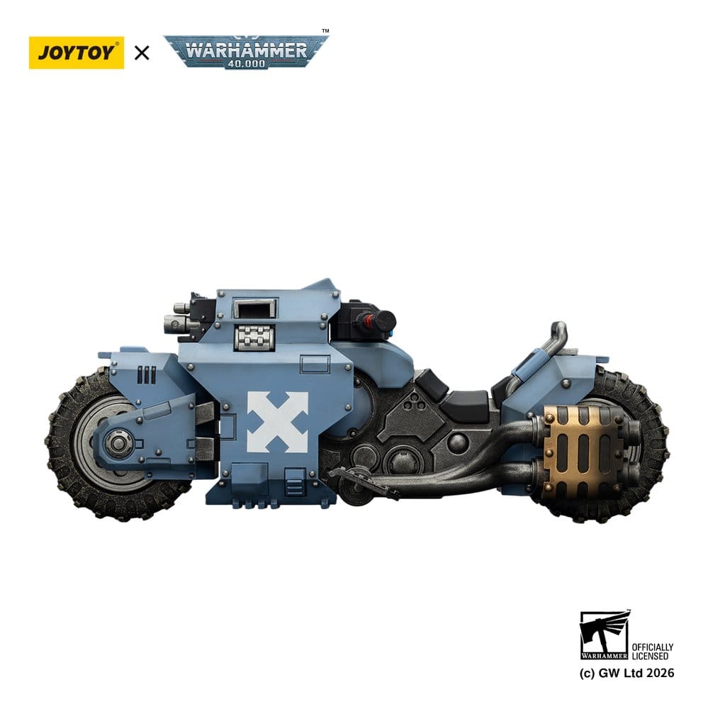 Warhammer 40,000 Raider-pattern Combat Bike Space Wolves with twin-linked bolt rifles 22 cm - Joy Toy Action Figures