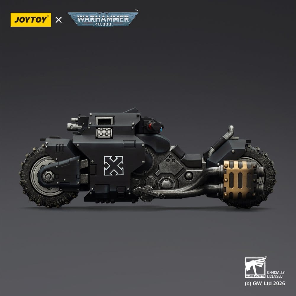 Warhammer 40,000 Raider-pattern Combat Bike Raven Guard with twin-linked bolt rifles 22 cm - Joy Toy Action Figures