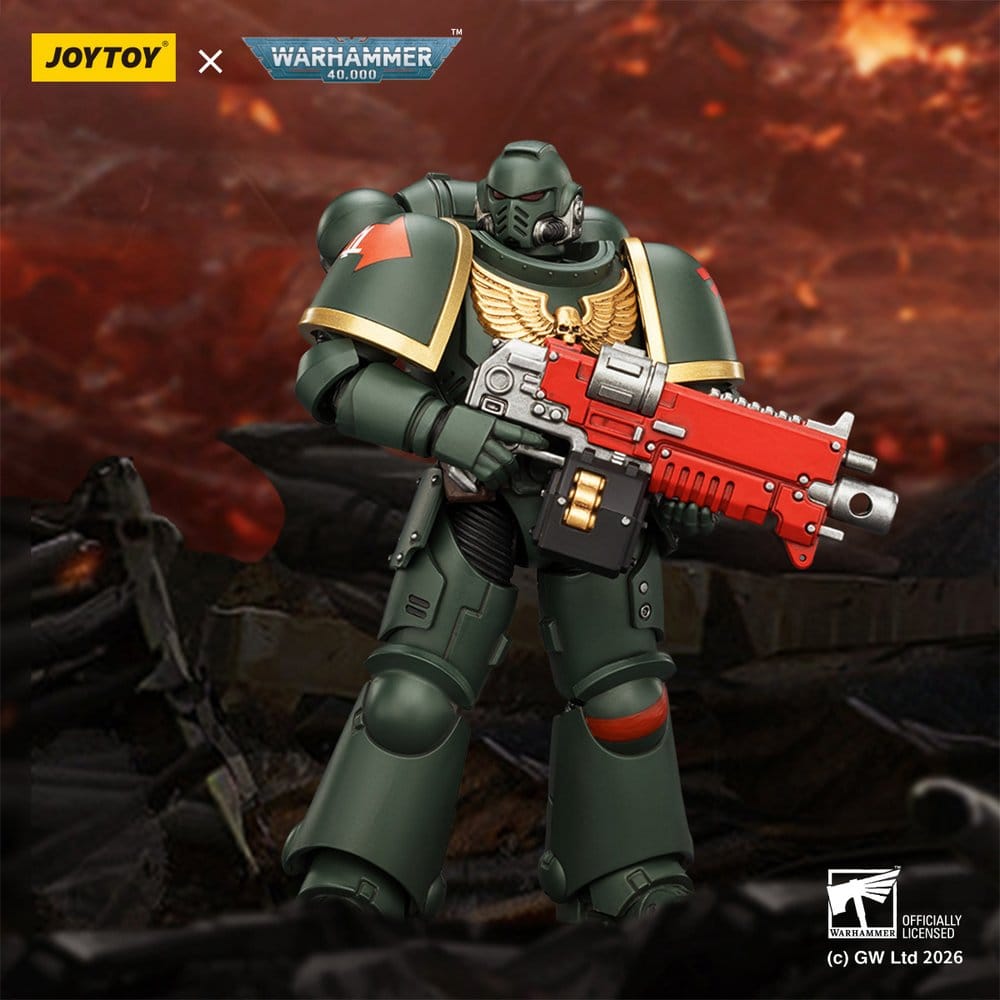 Warhammer 40,000 Action Figure Dark Angels Intercessor 12 cm - Joy Toy Action Figures