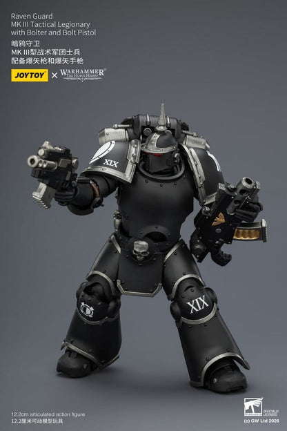 Warhammer 40,000 Action Figure Raven Guard MK III Tactical Legionary 12 cm - Joy Toy (CN) Action Figures