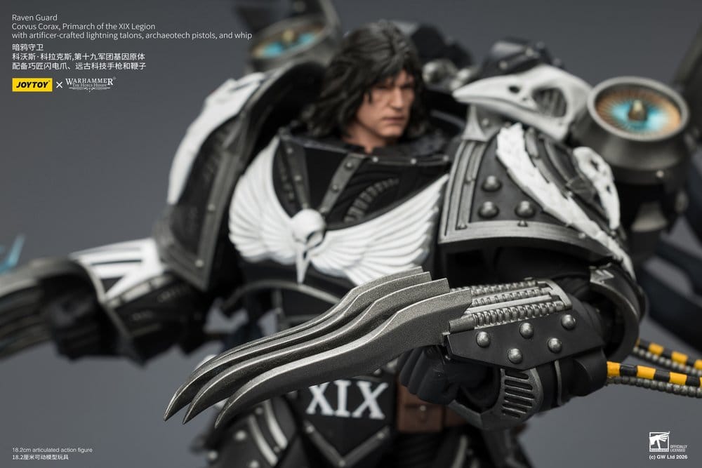 Warhammer 40,000 Action Figure Raven Guard Corvus Corax, Primarch of the XIX Legion 18 cm - Joy Toy (CN) Action Figures