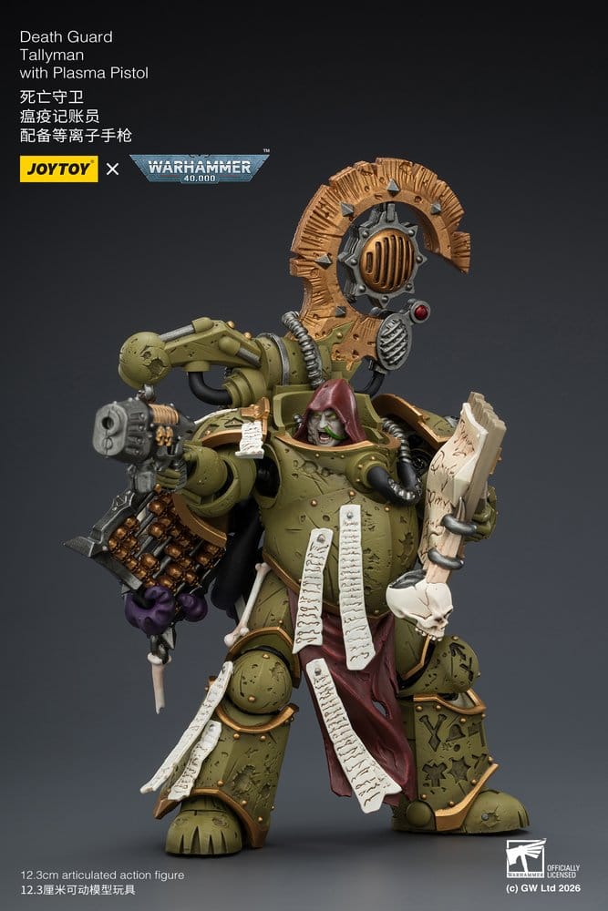 Warhammer 40,000 Action Figure Death Guard Tallyman 12 cm - Joy Toy Action Figures