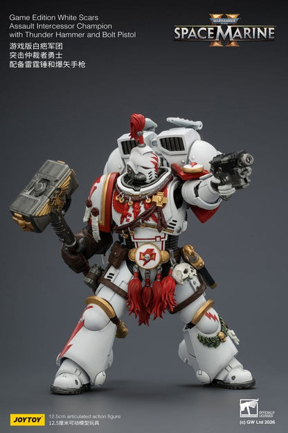 Warhammer Action Figure Game Edition White Scars Assault Intercessor Champion 13 cm - Joy Toy Action Figures