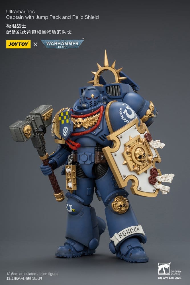 Warhammer Action Figure Ultramarines Captain 13 cm - Joy Toy Action Figures