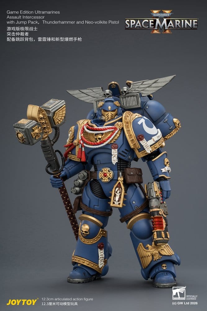 Warhammer Action Figure Game Edition Ultramarines Assault Intercessor 12 cm - Joy Toy Action Figures