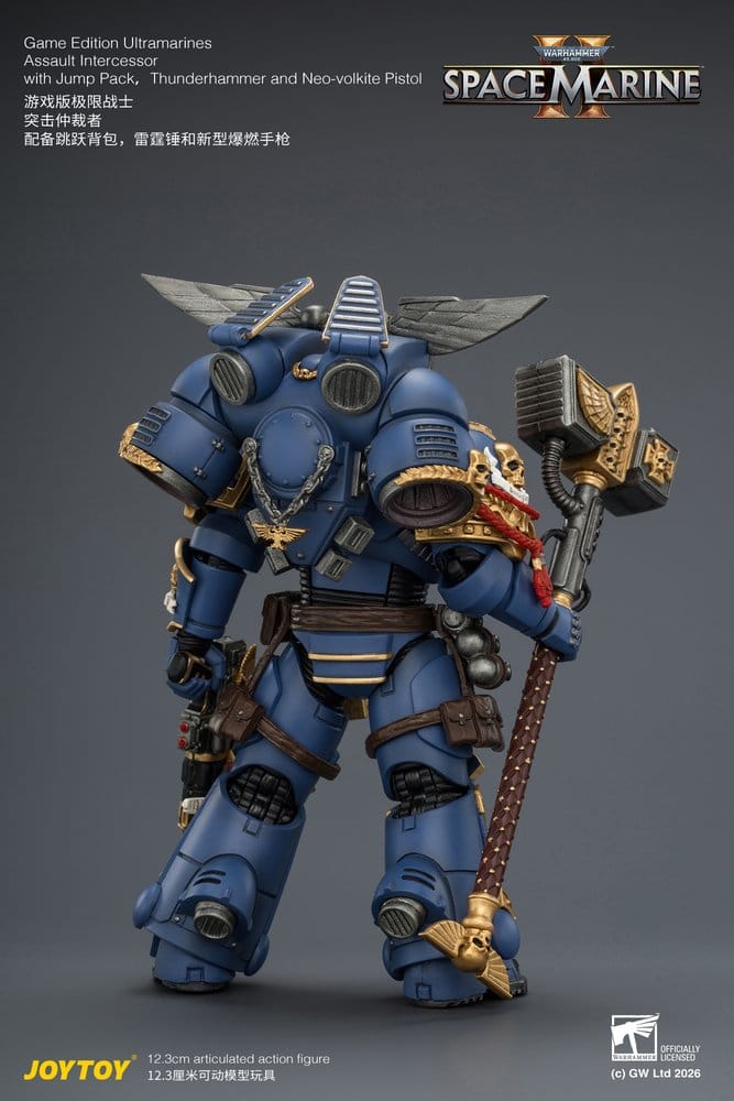Warhammer Action Figure Game Edition Ultramarines Assault Intercessor 12 cm - Joy Toy Action Figures