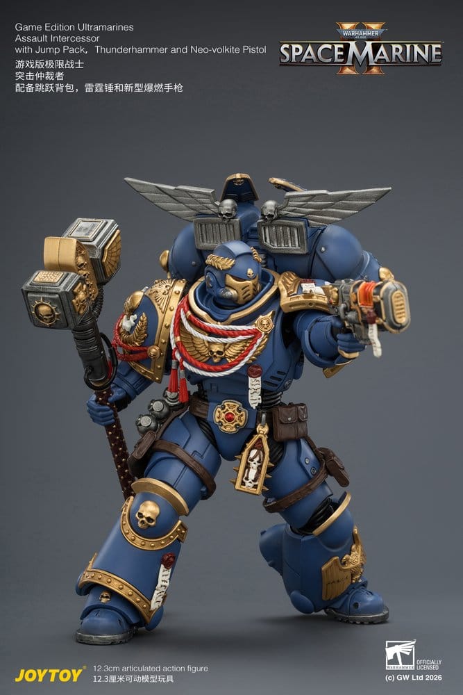 Warhammer Action Figure Game Edition Ultramarines Assault Intercessor 12 cm - Joy Toy Action Figures