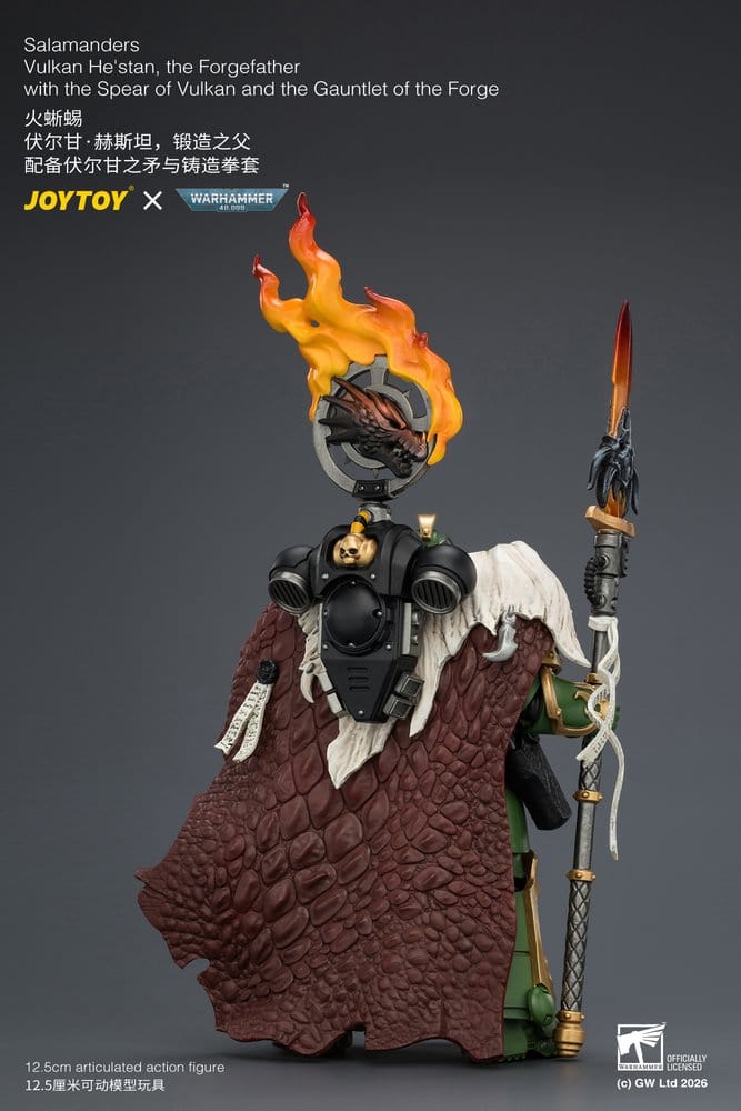 Warhammer Action Figure Salamanders Vulkan He'stan, the Forgefather 13 cm - Joy Toy Action Figures