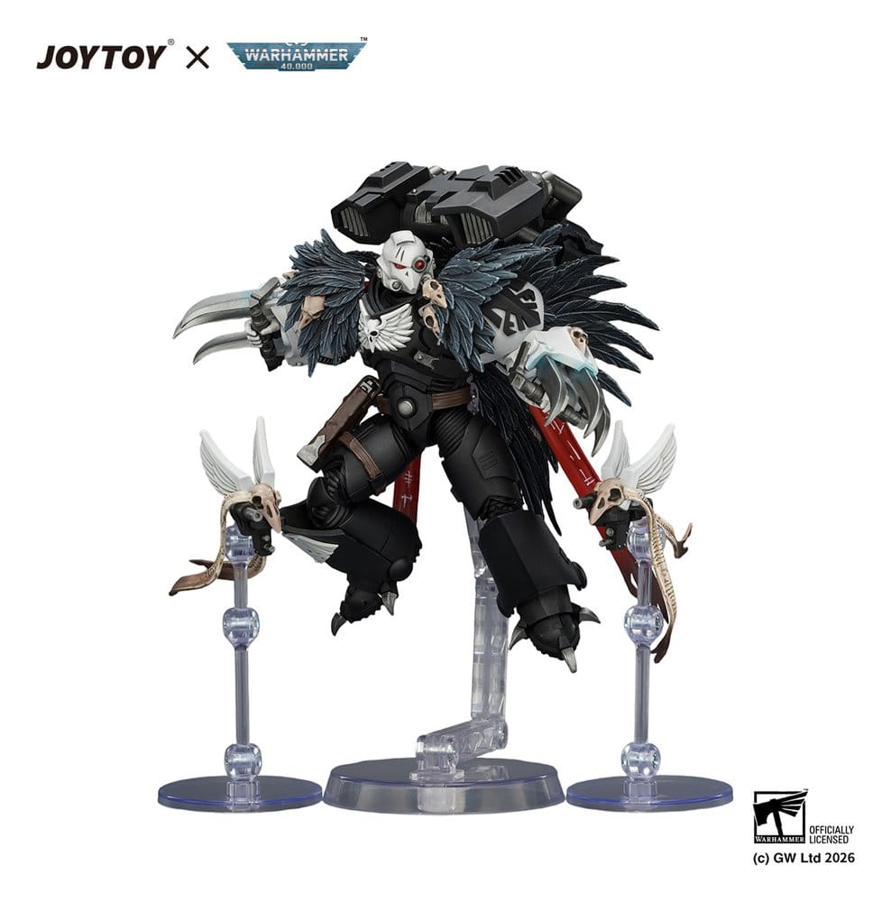 Warhammer Action Figure Raven Guard Chapter Master Aethon Shaan 13 cm - Joy Toy (CN) Action Figures