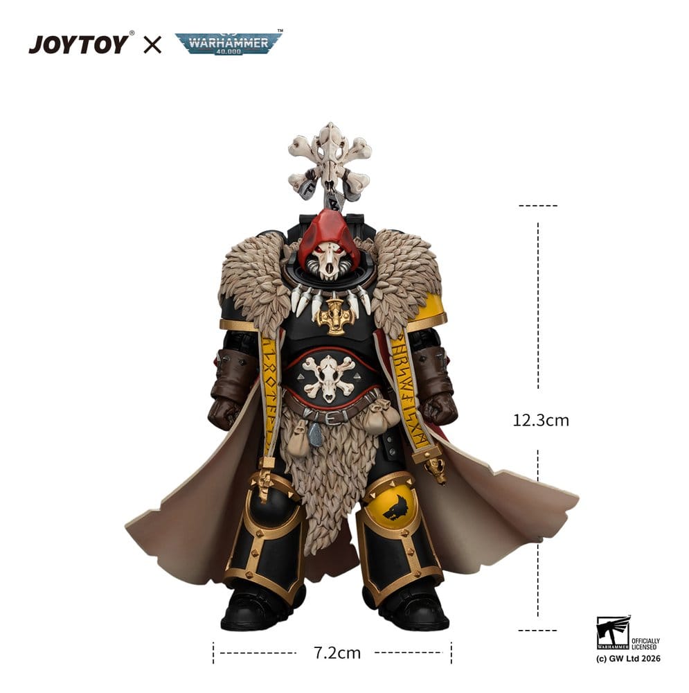Warhammer Action Figure Space Wolves Wolf Priest 12 cm - Joy Toy (CN) Action Figures