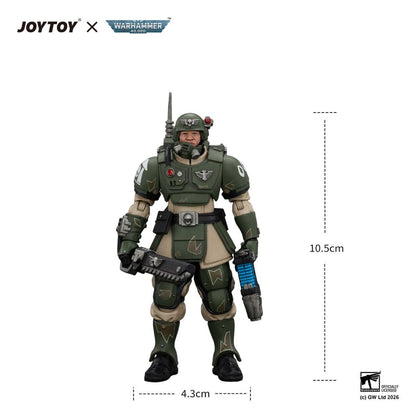 Warhammer Action Figure Astra Militarum Kasrkin 1 with Chainsword and Plasma Pistol - Joy Toy Action Figures