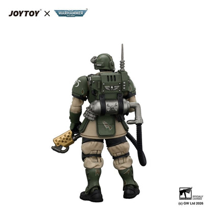 Warhammer Action Figure Astra Militarum Kasrkin 2 with Flamer - Joy Toy Action Figures