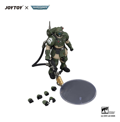 Warhammer Action Figure Astra Militarum Kasrkin 2 with Flamer - Joy Toy Action Figures
