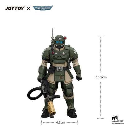 Warhammer Action Figure Astra Militarum Kasrkin 2 with Flamer - Joy Toy Action Figures