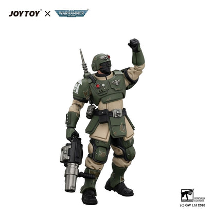 Warhammer Action Figure Astra Militarum Kasrkin 5 with Grenade Launcher - Joy Toy Action Figures