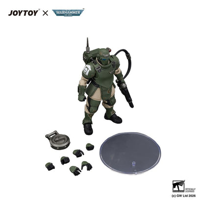 Warhammer Action Figure Astra Militarum Kasrkin 6 with Hot-shot Laspistol - Joy Toy Action Figures