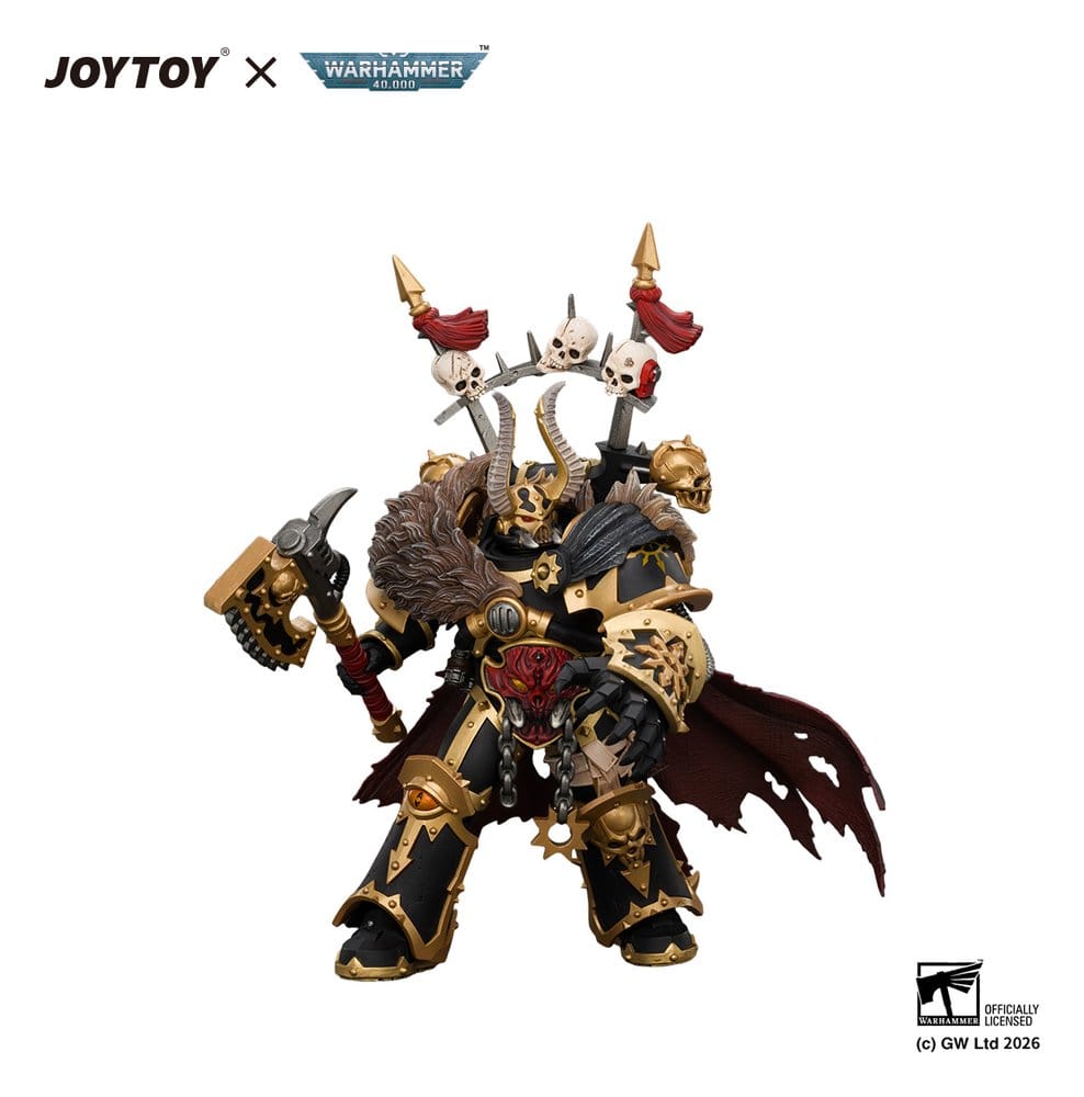 Warhammer Action Figure Black Legion Chaos Lord - Joy Toy Action Figures