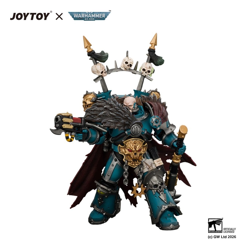Warhammer Action Figure Alpha Legion Chaos Lord - Joy Toy Action Figures