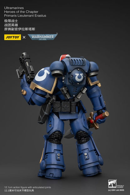 Warhammer 40k Action Figure 1/18 Ultramarines Heroes of the Chapter Primaris Lieutenant Erastus 20 cm