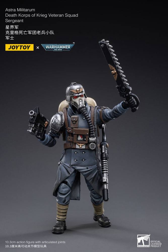 Warhammer 40k Action Figure 1/18 Death Korps of Krieg Veteran Squad Sergeant