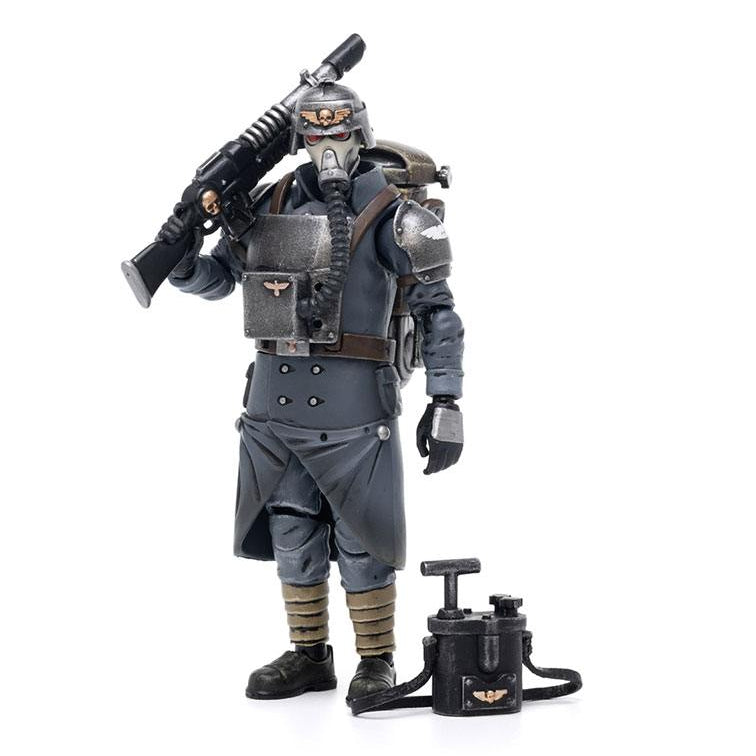 Warhammer 40k Action Figure 1/18 Death Korps of Krieg Veteran Squad Guardsman Demolitions Specialist - Joy Toy Action figures