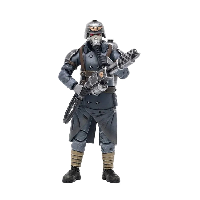 Warhammer 40k Action Figure 1/18 Death Korps of Krieg Veteran Squad Guardsman with Flamer - Joy Toy Action Figures