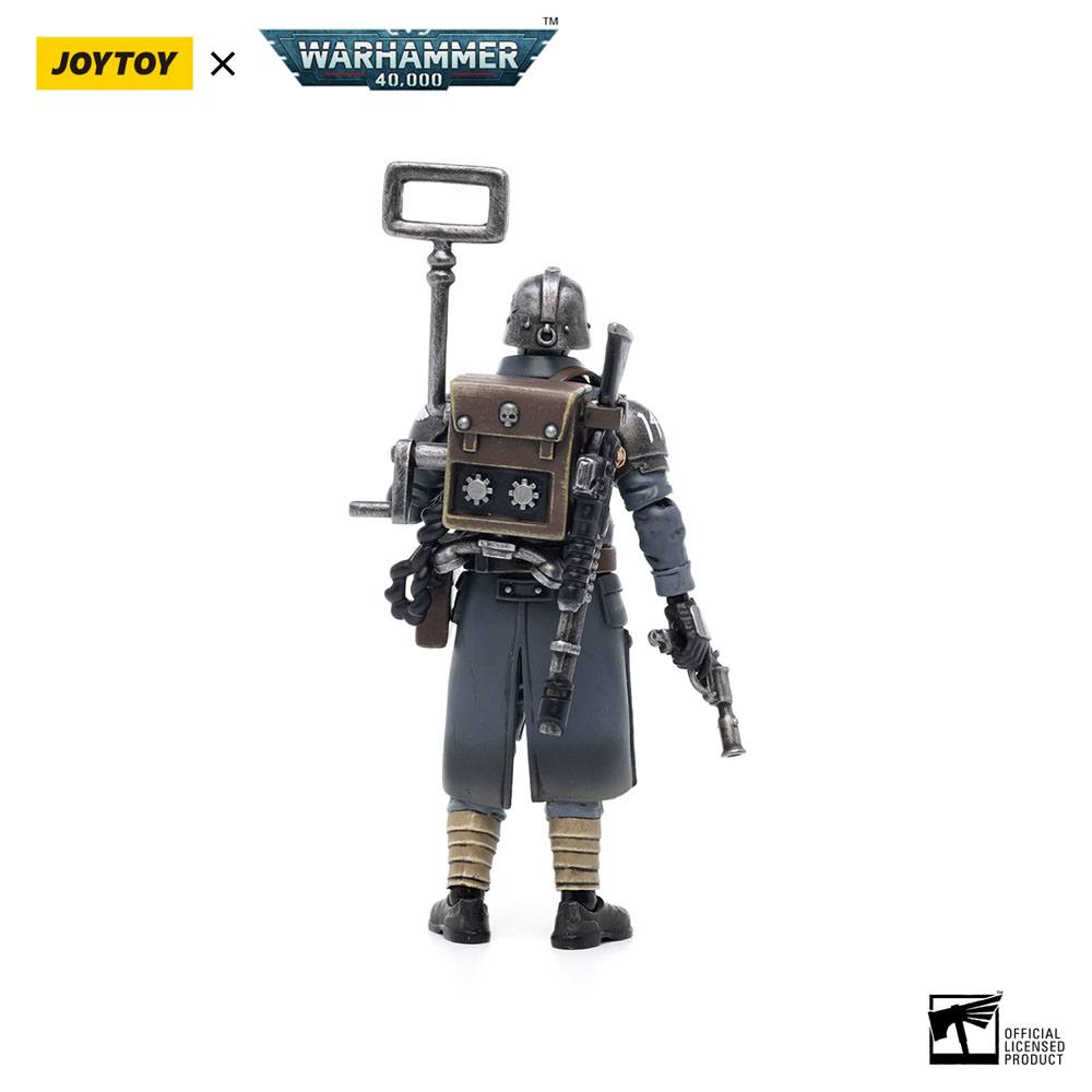 Warhammer 40k Action Figure 1/18 Death Korps of Krieg Veteran Squad Guardsman Communications Specialist - Joy Toy Action Figures