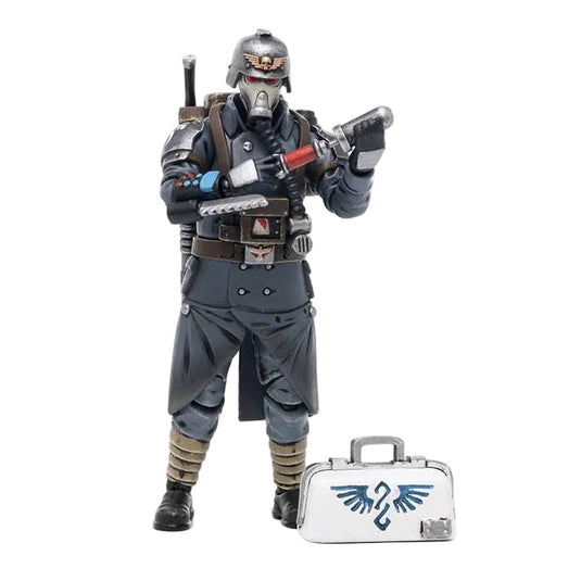 Warhammer 40k Action Figure 1/18 Death Korps of Krieg Veteran Squad Guardsman Medic - Joy Toy Action Figures