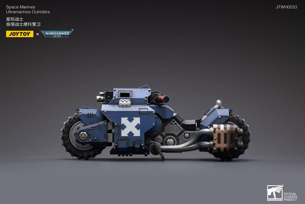 Warhammer 40k Vehicle 1/18 Ultramarines Outrider Bike 22 cm - Joy Toy (CN) Action figures