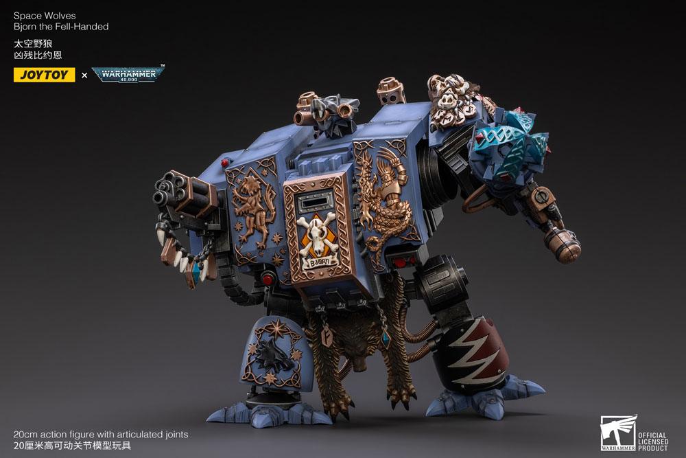 Warhammer 40k Action Figure 1/18 Space Wolves Bjorn the Fell-Handed 19 cm - Joy Toy Action figures