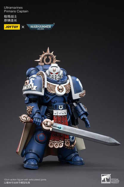 Warhammer 40k Action Figure 1/18 Ultramarines Primaris Captain - Joy Toy Action figures