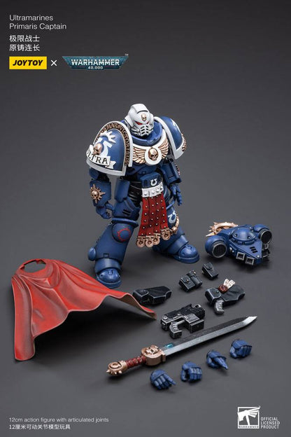 Warhammer 40k Action Figure 1/18 Ultramarines Primaris Captain - Joy Toy Action figures