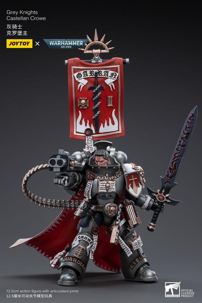 Warhammer 40k Action Figure 1/18 Grey Knights Castellan Crowe 12 cm - Joy Toy Action Figures