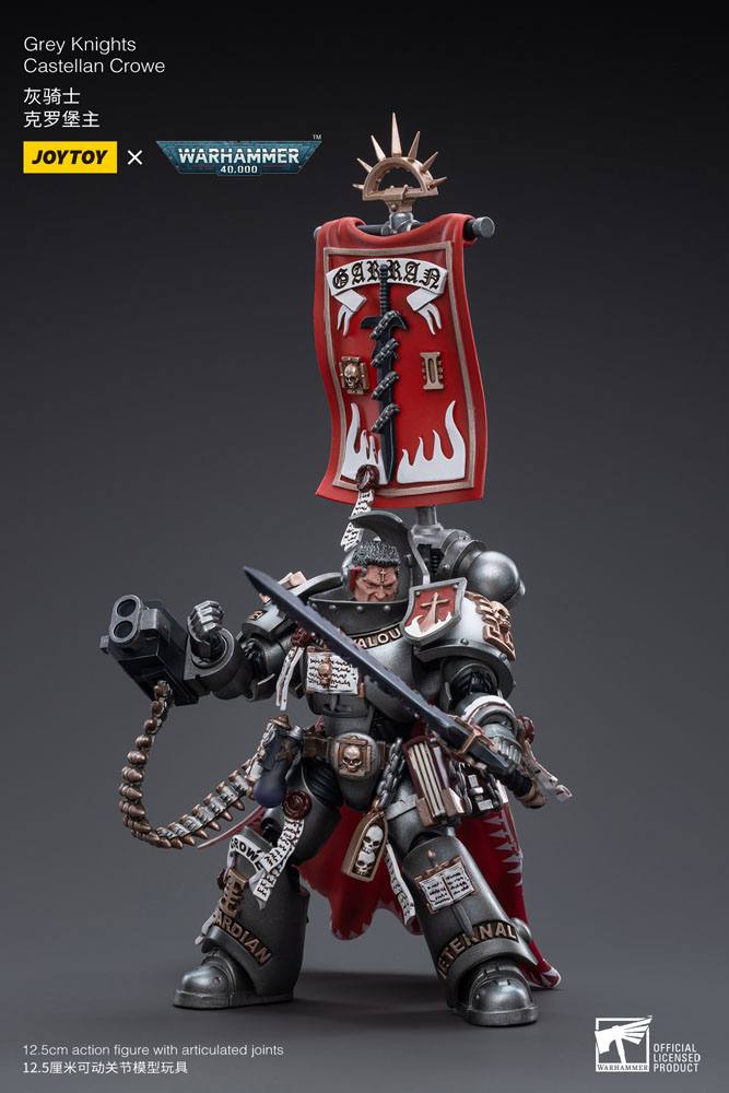 Warhammer 40k Action Figure 1/18 Grey Knights Castellan Crowe 12 cm - Joy Toy Action Figures