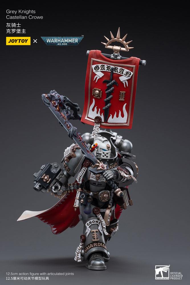 Warhammer 40k Action Figure 1/18 Grey Knights Castellan Crowe 12 cm - Joy Toy Action Figures