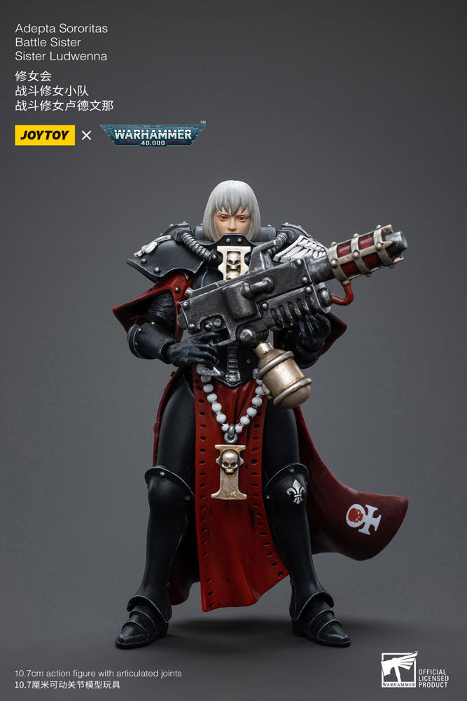 Warhammer 40k Action Figure 1/18 Adepta Sororitas Battle Sister Sister Ludwenna - Joy Toy Action figures