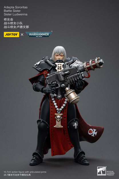 Warhammer 40k Action Figure 1/18 Adepta Sororitas Battle Sister Sister Ludwenna - Joy Toy Action figures