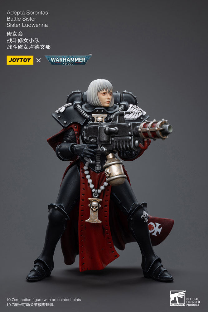 Warhammer 40k Action Figure 1/18 Adepta Sororitas Battle Sister Sister Ludwenna - Joy Toy Action figures