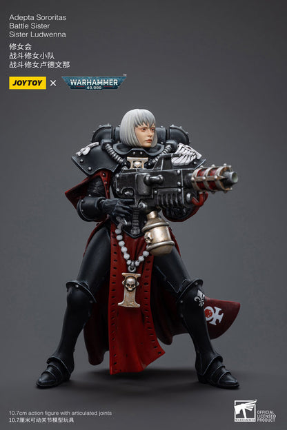 Warhammer 40k Action Figure 1/18 Adepta Sororitas Battle Sister Sister Ludwenna - Joy Toy Action figures